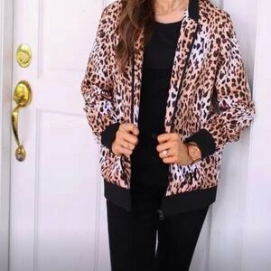 Leopard Print Women's Jacket